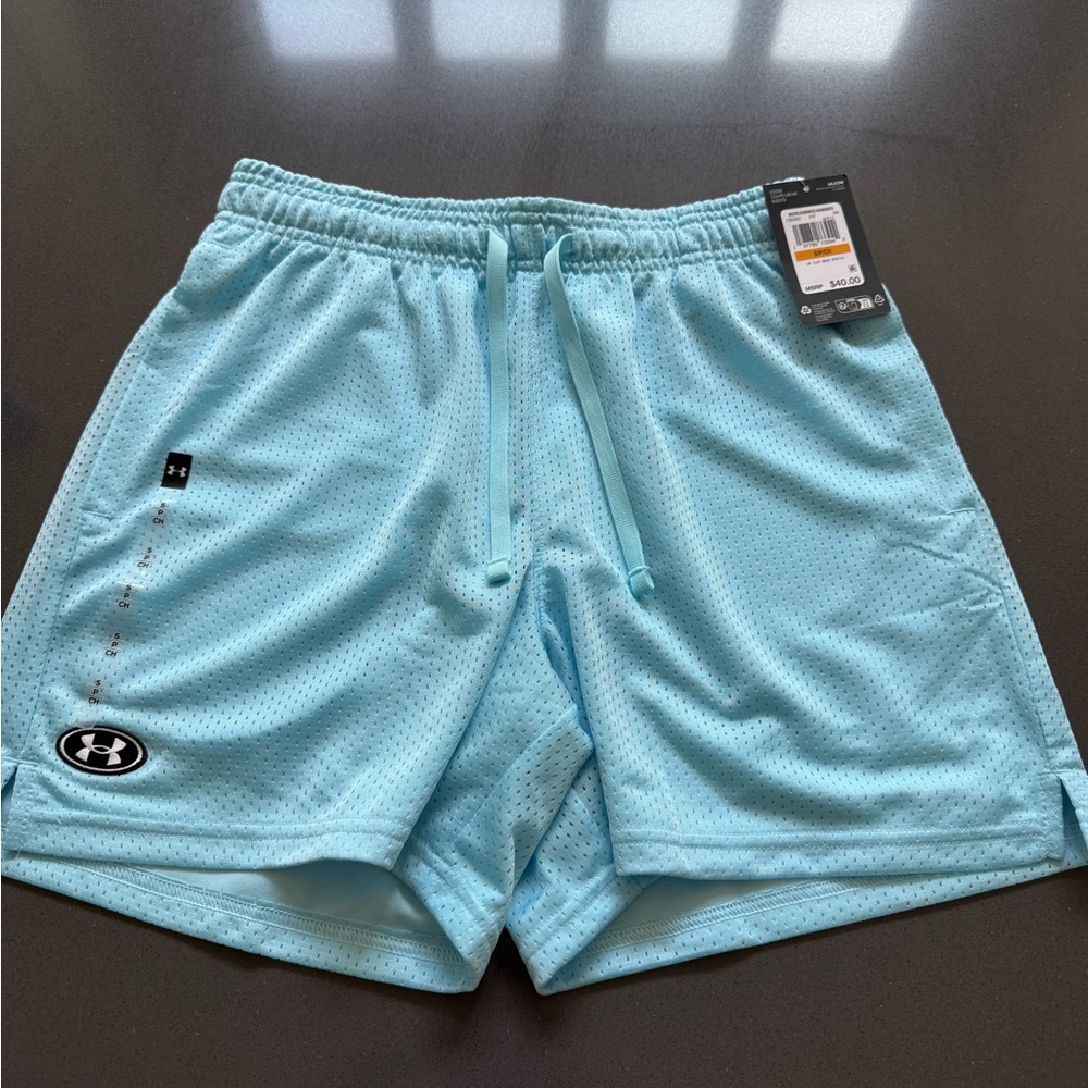 Under Armour Men's Sky Blue Athletic Shorts
